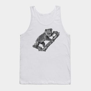 Koala Illustration Tank Top